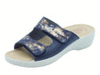 Fly Flot FlyFlot T5 B18 H3 Pordenone Blu Ciabatte per Donna in ecopelle sottopiede antishock Blu