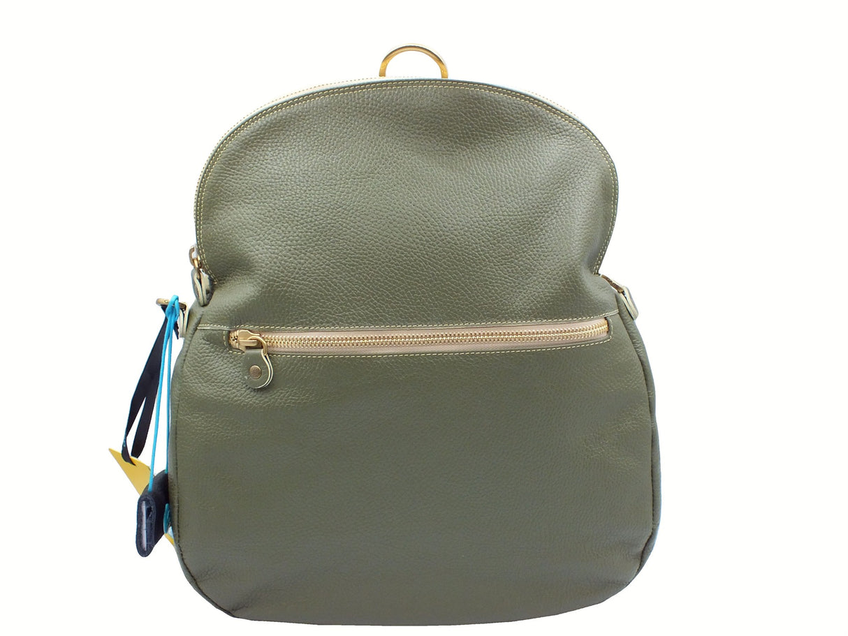 Gabs Gabs G010550T3 Janne Verde Militare TG L Zainetto per Donna in pelle Verde Militare