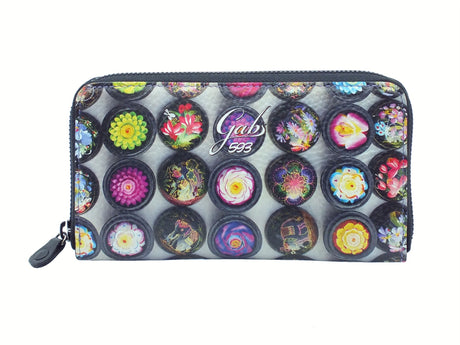 Gabs Gabs G000140ND 593 Piante Grasse Portafogli per Donna in pelle con lampo Piante Grasse