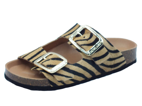 Grunland Grunland Sandali zeppa bassa Donna Enny CB0784 Cuoio pelle marrone Cuoio