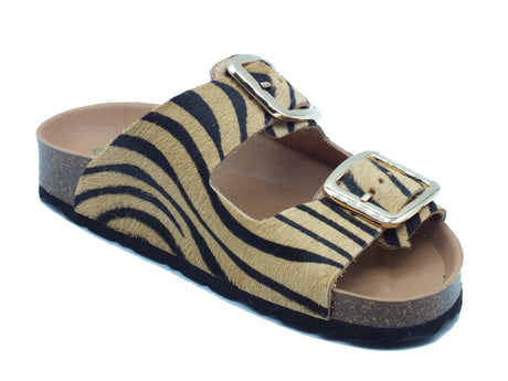 Grunland Grunland Sandali zeppa bassa Donna Enny CB0784 Cuoio pelle marrone Cuoio