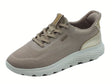 Geox Geox D557MA Spherica Taupe Gold Sneakers Sportive per Donna in tessuto con zeppa Taupe Gold