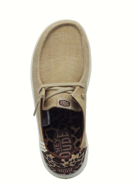 Hey Dude HeyDude 43780 Wendy Rise Animal Tan Multi Scarpe per Donna in tessuto Tan Multi