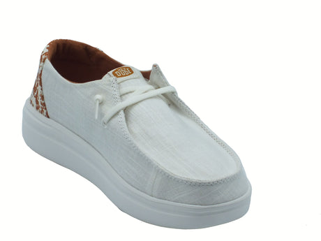 Hey Dude HeyDude 43780 Wendy Rise Animal White Multi Scarpe per Donna in tessuto bianco White Multi