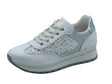 Igi&Co Igi&Co 7660300 Nappa Rete Bianco Sneakers Confort per Donna in pelle e rete zeppa media Bianco