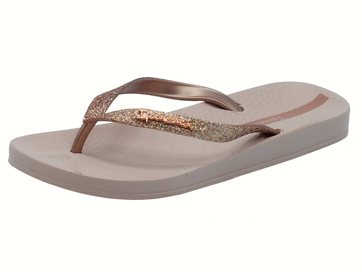 Ipanema Ipanema 83140 Lolita Glitter Pink Infradito con zeppa bassa per Donna in gomma rosa Pink