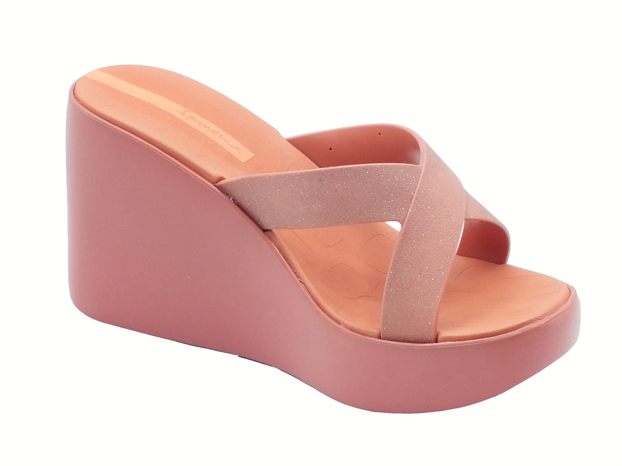 Ipanema Ipanema 83646 High Fashion Slide Orange Sandali con zeppa alta per Donna in gomma arancio Orange