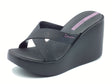 Ipanema Ipanema 83646 High Fashion Slide Black Sandali con zeppa alta per Donna in gomma nero Black
