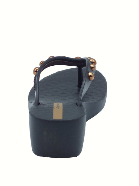 Ipanema Ipanema 83653 Glam Black Infradito con zeppa media per Donna in gomma nero Black