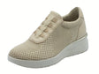 Melluso Melluso Walk K55431Z Beige Sneakers Slip-On per Donna in tessuto zeppa alta Beige