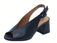Melluso Melluso N622Z Melissa Abyss Sandali per Donna in pelle blu con tacco alto e fibbiona blu