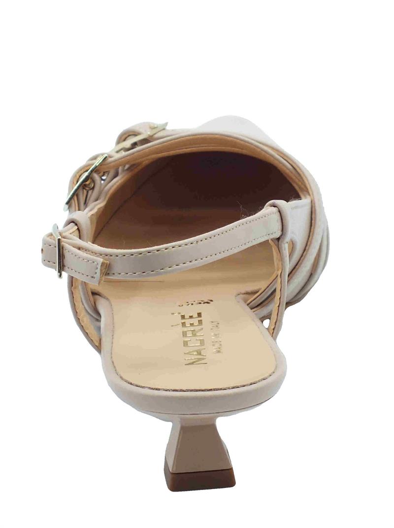 Nacrèe Nacrèe 1971010 Cap Nude Decoltè elegante rosa naturale per Donna tacco basso rosa