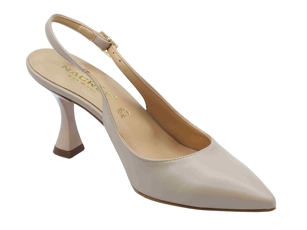 Nacrèe Nacree 2164Y032 Cap Nude Decolte a punta per donna in ecopelle rosa Nude