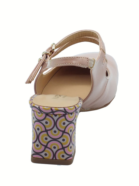 Nacrèe Nacrèe 2391020 Napl Nude Decoltè elegante in ecopelle rosa per Donna tacco medio Nude