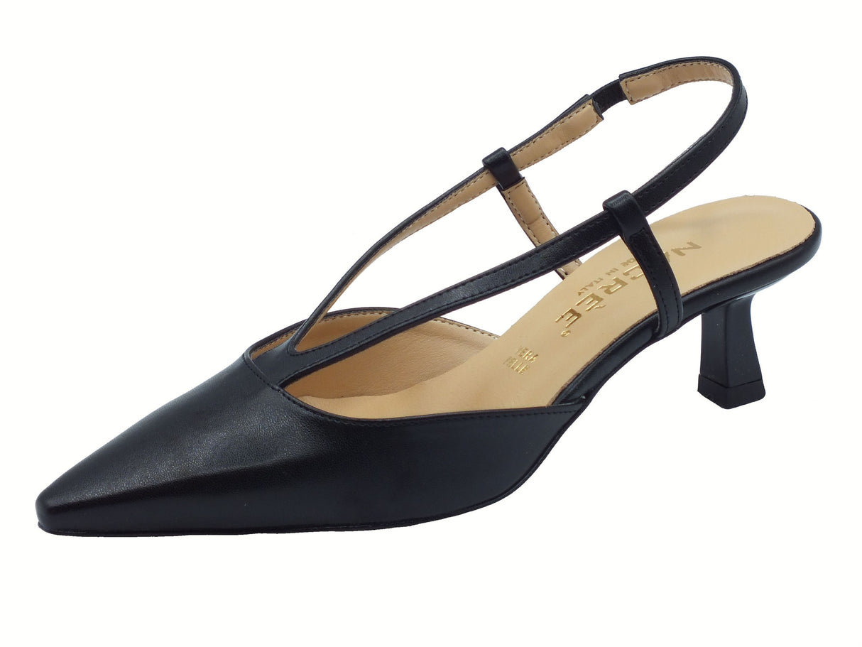 Nacrèe Nacrèe 3214004 Cap Nero Decoltè elegante a punta per Donna tacco basso Nero