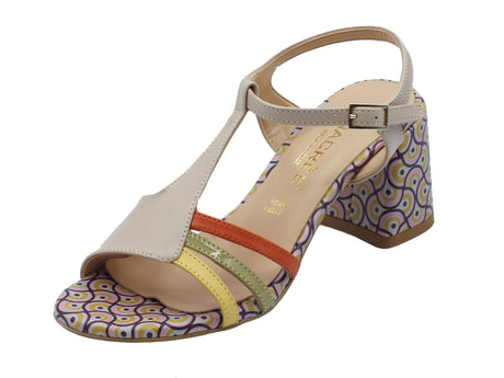 Nacrèe Nacrèe 762004 Cap NudPaSa Nude Sandali per Donna in ecopelle rosa con tacco medio Nude