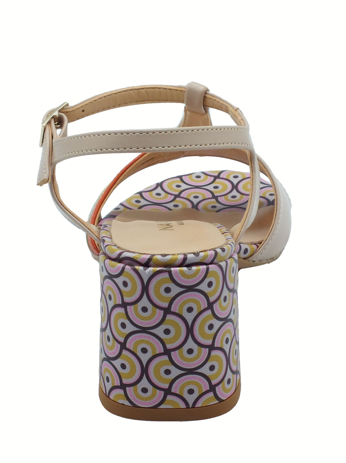 Nacrèe Nacrèe 762004 Cap NudPaSa Nude Sandali per Donna in ecopelle rosa con tacco medio Nude