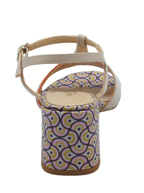 Nacrèe Nacrèe 762004 Cap NudPaSa Nude Sandali per Donna in ecopelle rosa con tacco medio Nude