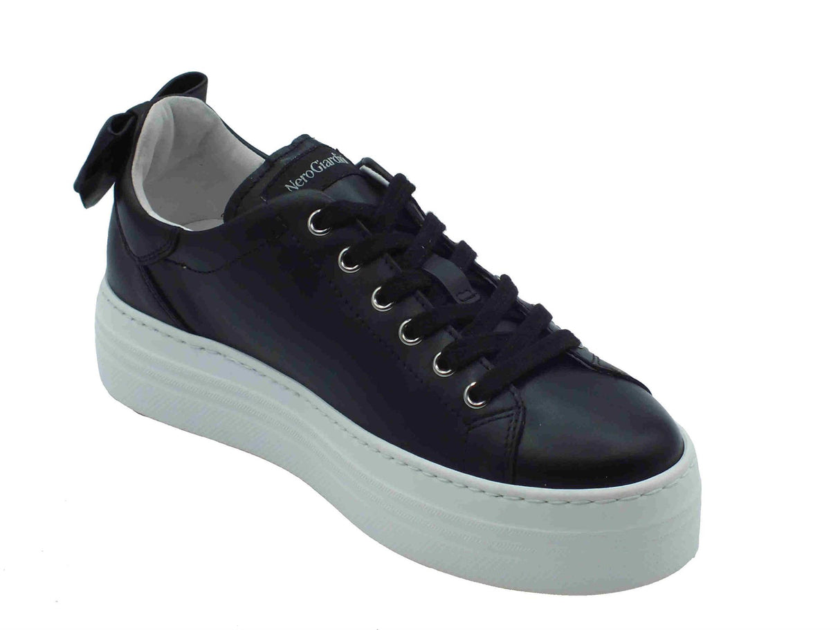 Nero Giardini Nero Giardini Sneakers Donna E306520D Nero pelle nero Nero