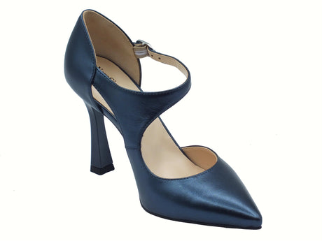 Nero Giardini NeroGiardini E512220DE Laminato Oceano Decoltè elegante per Donna in pelle con tacco alto Laminato Oceano