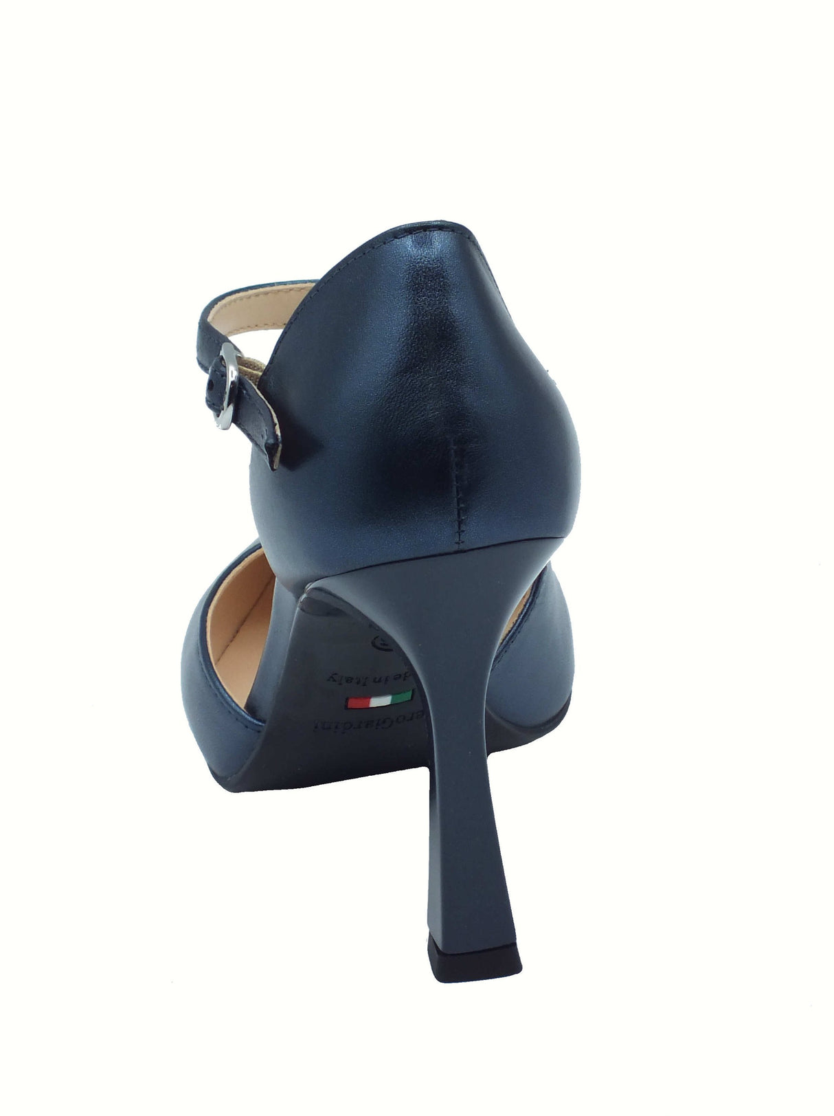 Nero Giardini NeroGiardini E512220DE Laminato Oceano Decoltè elegante per Donna in pelle con tacco alto Laminato Oceano