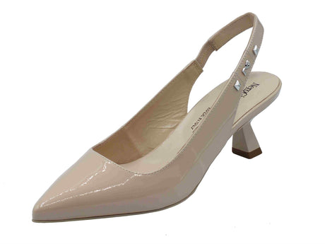 Nero Giardini NeroGiardini E512251DE Vernice Confetto Decoltè elegante per donna rosa con cinturino e tacco basso rosa confetto