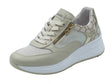 Nero Giardini NeroGiardini E512930D Velvet Rete Chic Milk Sneakers per Donna in pelle zeppa media bianco