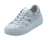Nero Giardini NeroGiardini E513080D Skipper Bianco Sneakers Sportive per Donna in pelle zeppa bassa Bianco