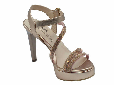 Nero Giardini NeroGiardini E513150DE Laminato Phard Sandali eleganti donna in pelle cinturino e tacco alto Laminato Phard