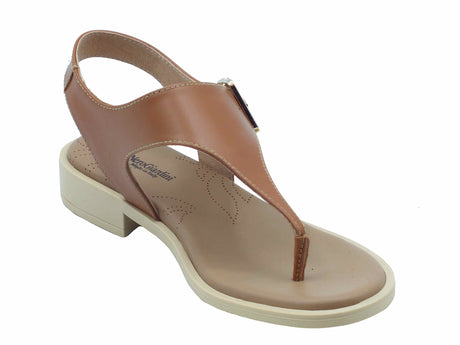 Nero Giardini NeroGiardini E513405D Armenia Cognac Infradito donna in pelle cinturino e tacco basso Cognac