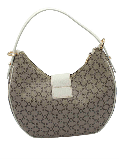 Nero Giardini NeroGiardini E543923D T. Giove Ecru Tracollina con monospalla Donna in ecopelle pattina e lampo Ecru