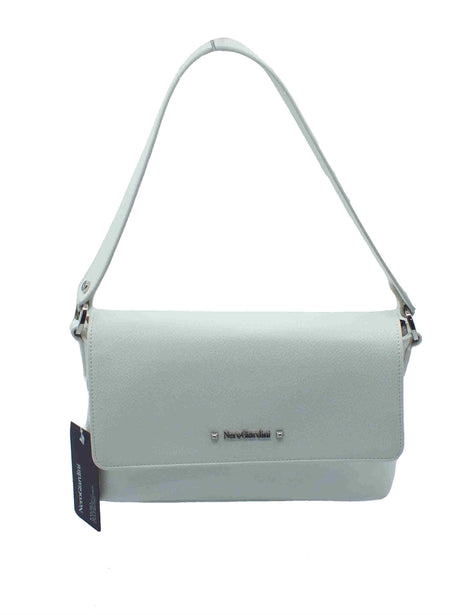 Nero Giardini NeroGiardini E543966D T. Gorgona Bianco Tracollina con monospalla per Donna in ecopelle con pattina Bianco