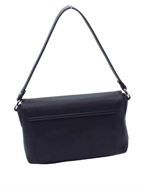 Nero Giardini NeroGiardini E543966D T. Gorgona Nero Tracollina con monospalla per Donna in ecopelle con pattina Nero