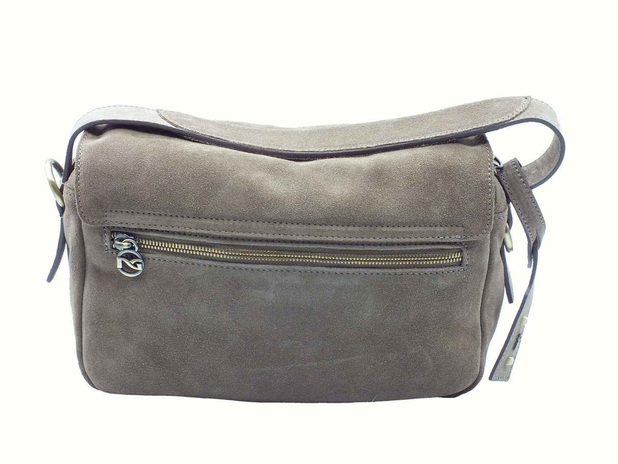 Nero Giardini NeroGiardini I544042D Velour Argilla Tracollina con monospalla per Donna in camoscio Argilla