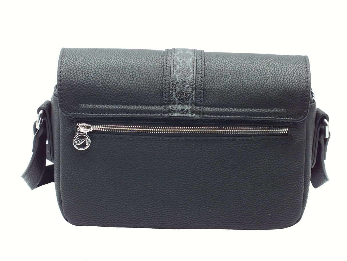 Nero Giardini NeroGiardini I544073D Gorgona Nero Tracollina con monospalla per Donna in ecopelle Nero