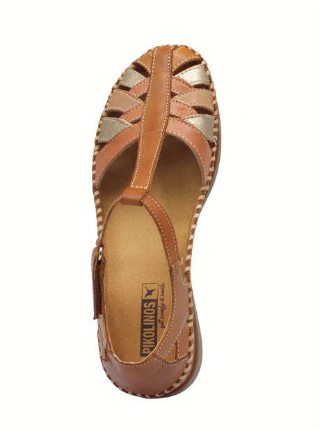 Pikolinos Pikolinos 0705C1 Brandy Sandali per Donna in pelle marrone con strappo Brandy