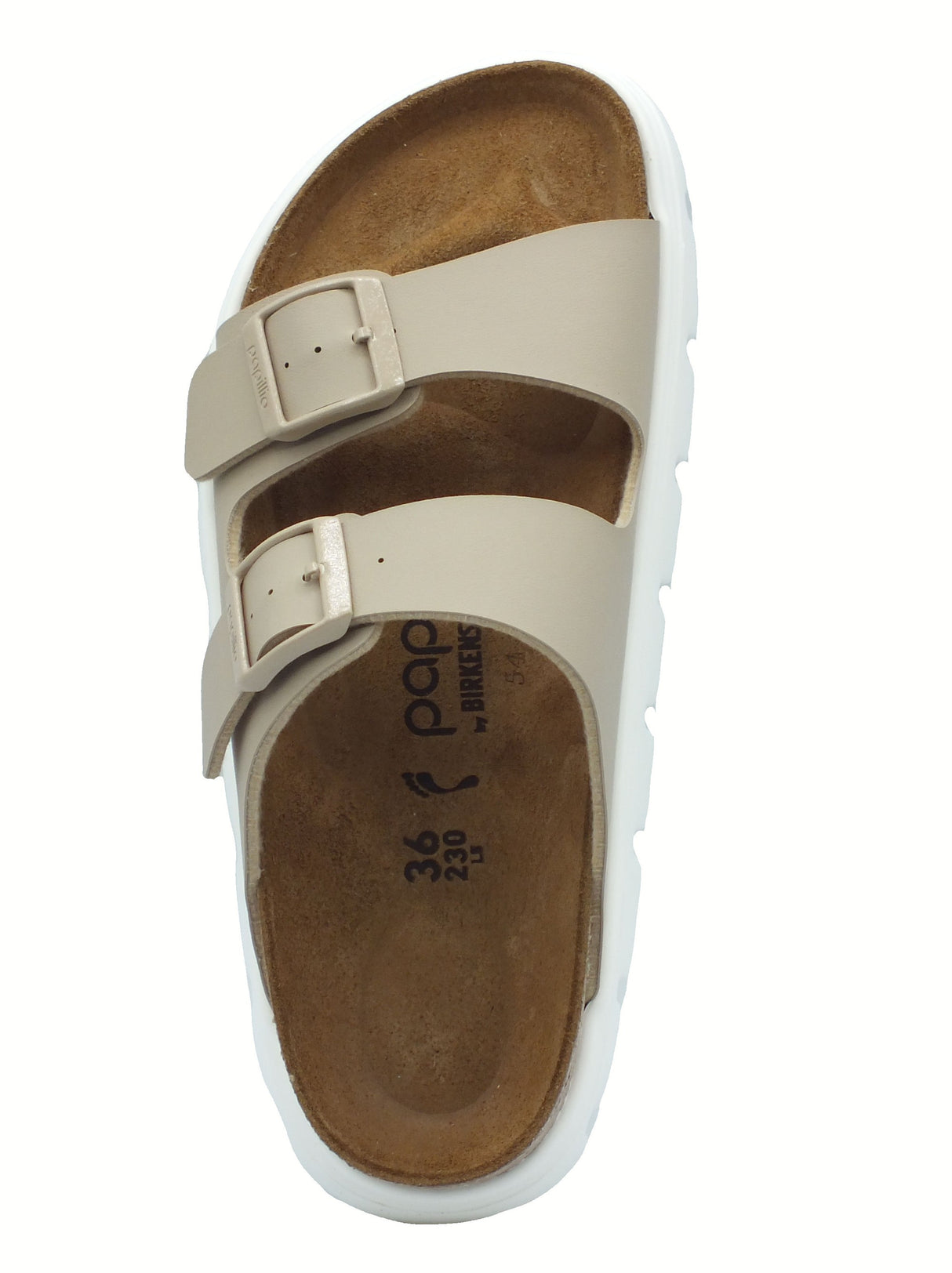 Papillio Papillio 1029094 Arizona Pap Chunky Sandcastle Sandali per Donna con doppia fibia Sandcastle