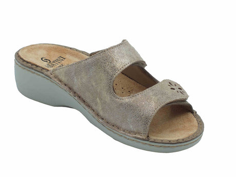 Sabatini Sabatini S1523 C. Nicole Murano Soft Beige Sandali per Donna in pelle beige con doppio strappo Beige