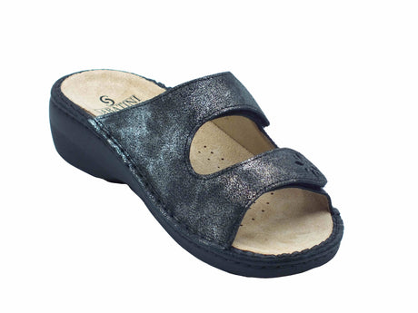 Sabatini Sabatini S1523 C. Nicole Murano Soft Nero Sandali per Donna in pelle beige con doppio strappo Nero