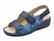 Sabatini Sabatini S1524 C. Nicole Cam Matteus Blu Sandali per Donna in nabuk con triplo strappo Blu