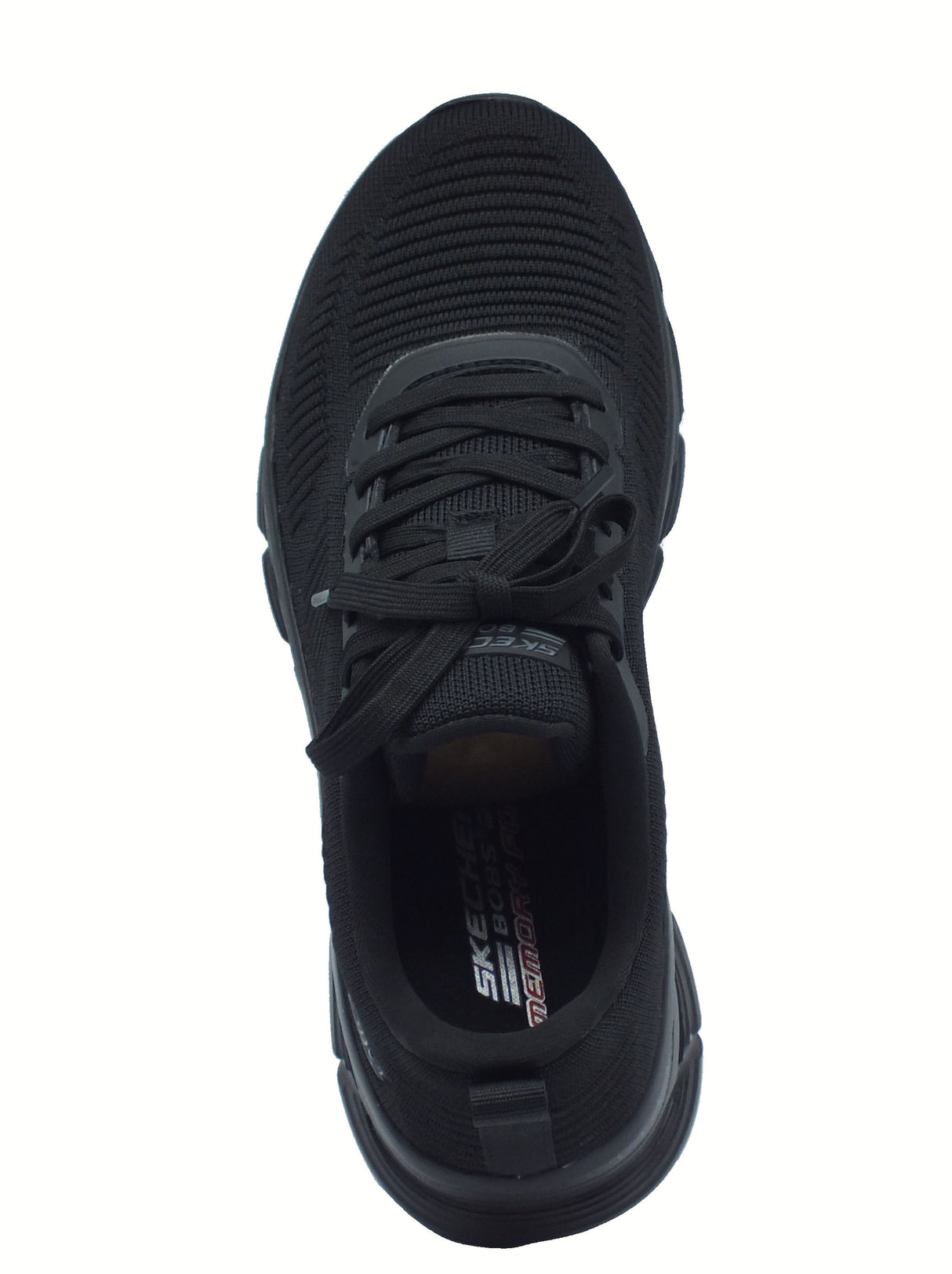 Skechers Skechers 117385 Bobs Sport Flying Black Scarpe Sportive per Donna in tessuto nero Nero