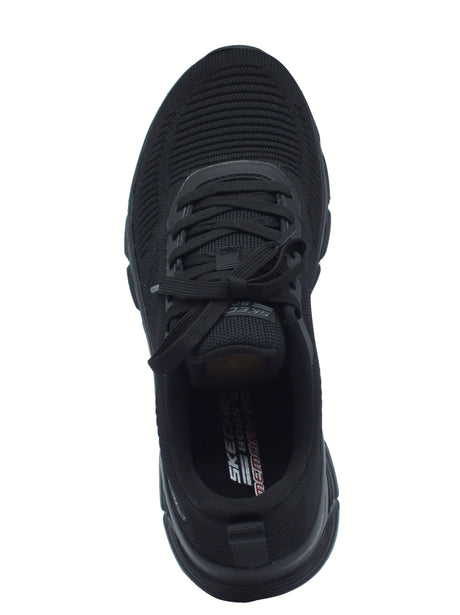 Skechers Skechers 117385 Bobs Sport Flying Black Scarpe Sportive per Donna in tessuto nero Nero