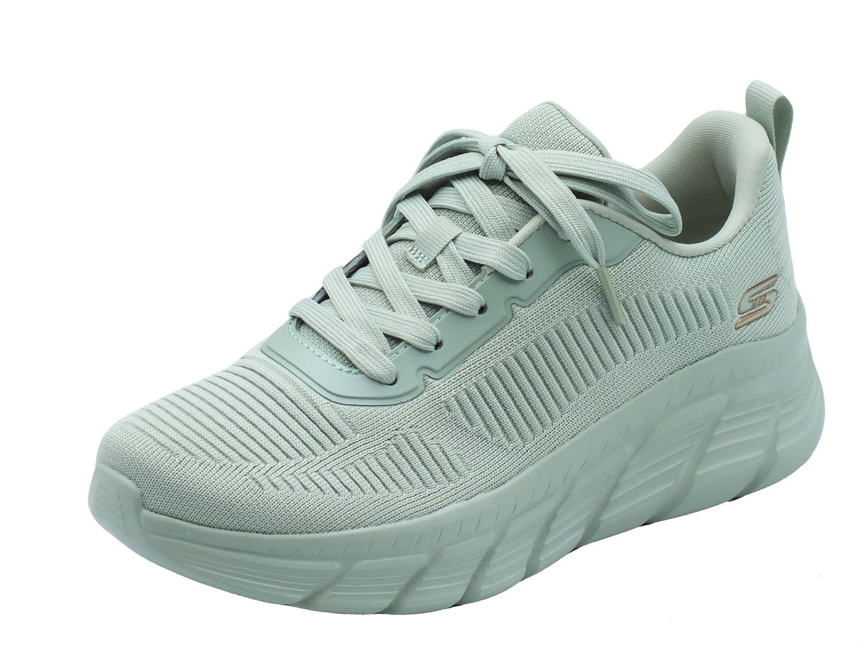 Skechers Skechers 117385 Bobs Sport Flying Sage Scarpe Sportive per Donna in tessuto verde acqua Sage