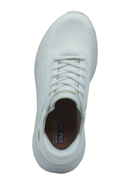 Skechers Skechers 117497 Bobs Current Muse Off White Slip-On per Donna in tessuto Bianco White