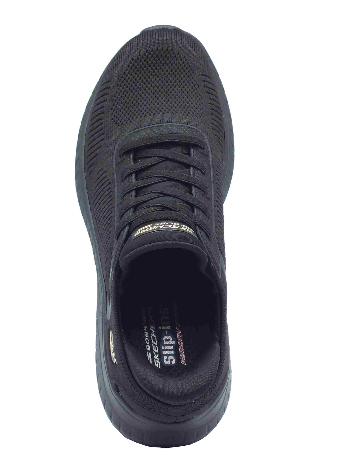 Skechers Skechers 117497 Bobs Current Muse Black Slip-On per Donna in tessuto Nero Black