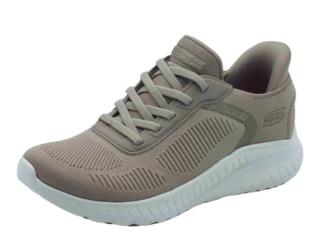 Skechers Skechers 117497 Bobs Current Muse Taupe Slip-On per Donna in tessuto Taupe