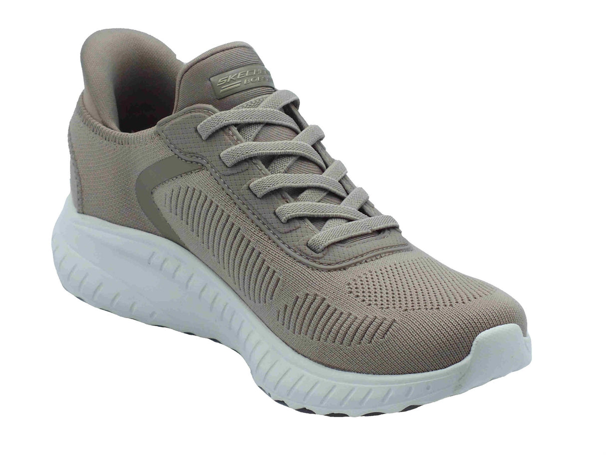 Skechers Skechers 117497 Bobs Current Muse Taupe Slip-On per Donna in tessuto Taupe