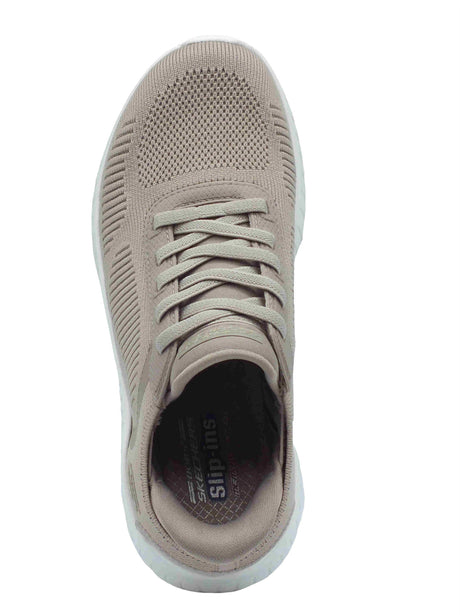 Skechers Skechers 117497 Bobs Current Muse Taupe Slip-On per Donna in tessuto Taupe