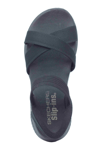Skechers Skechers Slip-Ins 119975 Ultra Flex Never Better Black Sandali Donna tessuto elasticizzato nero Black