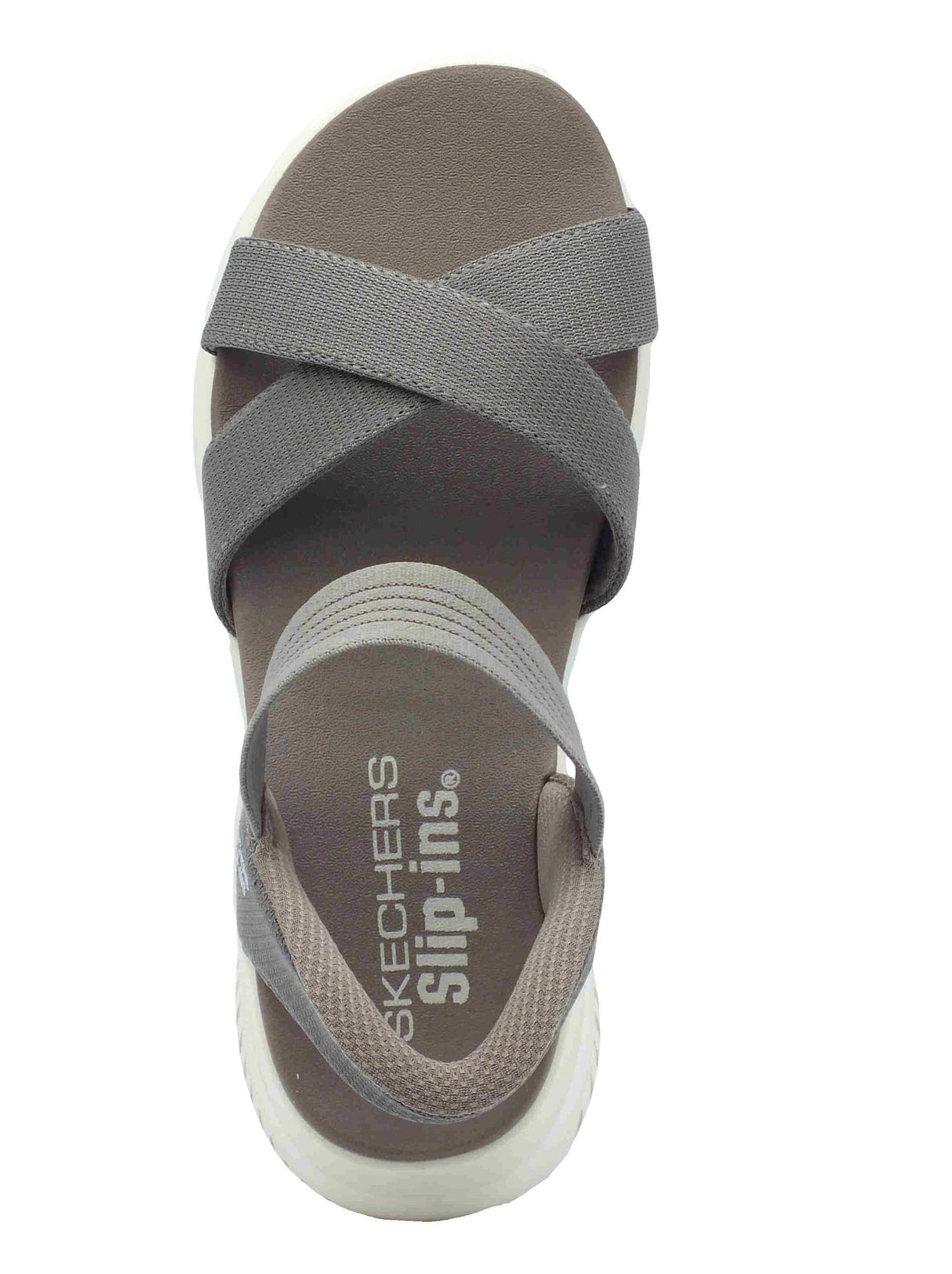 Skechers Skechers Slip-Ins 119975 Ultra Flex Never Better Taupe Sandali per Donna in tessuto elasticizzato Taupe